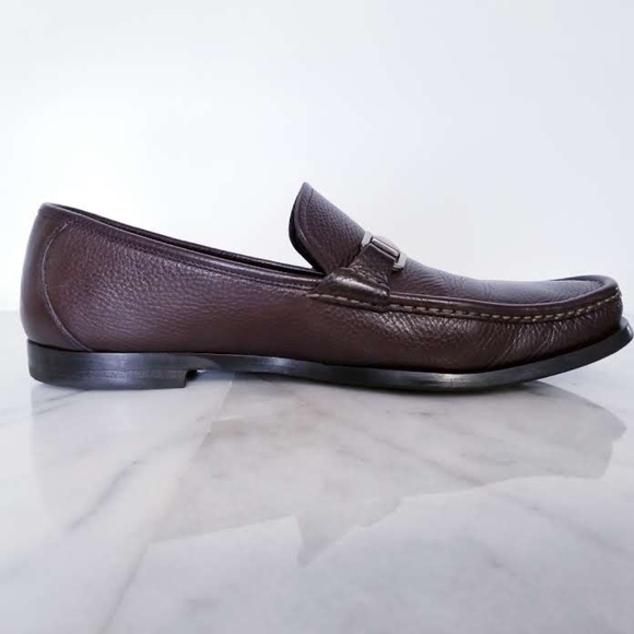 Allen Edmonds FIRENZE Horse Bit Loafer Brown 13 D - Picture 5 of 8